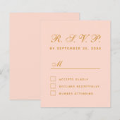 UAwg Blass Pink Script Einfache Antwortkarte (Vorne/Hinten)