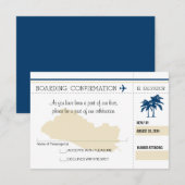 UAWG Boarding nach El Salvador Einladung (Vorne/Hinten)