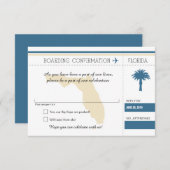 UAWG Boarding nach Florida RSVP Karte (Vorne/Hinten)