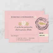 UAWG-Boarding nach Jamaika RSVP Karte (Vorne/Hinten)