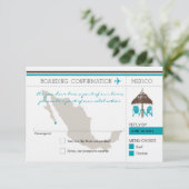 UAWG Boarding nach Mexiko Einladung (Stehend Vorderseite)