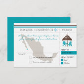 UAWG Boarding nach Mexiko Einladung (Vorne/Hinten)