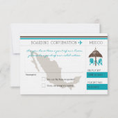 UAWG Boarding nach Mexiko RSVP Karte (Vorderseite)