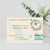 UAWG Boarding nach Mexiko RSVP Karte (Stehend Vorderseite)