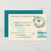 UAWG Boarding nach Mexiko RSVP Karte (Vorne/Hinten)