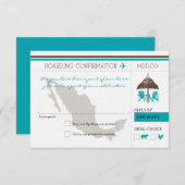 UAWG Boarding nach Mexiko RSVP Karte (Vorne/Hinten)