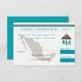UAWG Boarding nach Mexiko RSVP Karte (Vorne/Hinten)
