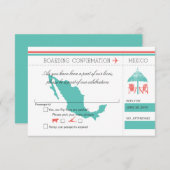 UAWG Boarding nach Mexiko RSVP Karte (Vorne/Hinten)