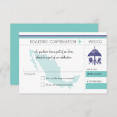 UAWG Boarding nach Mexiko RSVP Karte (Vorne/Hinten)