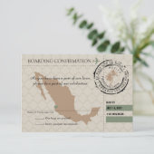 UAWG Boarding nach Mexiko RSVP Karte (Stehend Vorderseite)