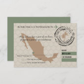 UAWG Boarding nach Mexiko RSVP Karte (Vorne/Hinten)