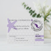 UAWG Boarding nach Mexiko RSVP Karte (Stehend Vorderseite)