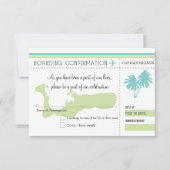 UAWG Boarding Pass auf CAYMAN INSELN RSVP Karte (Vorderseite)