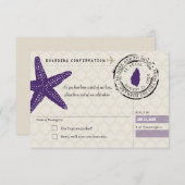 UAWG Boarding Pass auf St. Lucia Einladung (Vorne/Hinten)