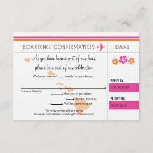 UAWG Boarding Pass bis Hawaii Einladung