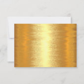 UAWG Brautparty Golden Foil RSVP Karte (Rückseite)