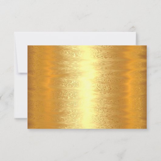 UAWG Brautparty Golden Foil RSVP Karte (Rückseite)