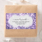 UAWG Bridal Monogram Wedding Glitzer Lila Violet (Insitu)