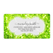 UAWG Bridal Monogram Wedding Glitzer Princes Green (Vorne)