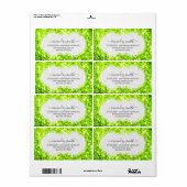 UAWG Bridal Monogram Wedding Glitzer Princes Green (Vorne)