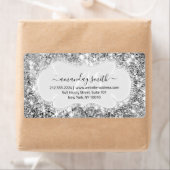 UAWG Bridal Monogram Wedding Glitzer Silver Gray (Insitu)