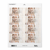 UAWG Bridal Sweet Monogram Custom Foto (Vorne)