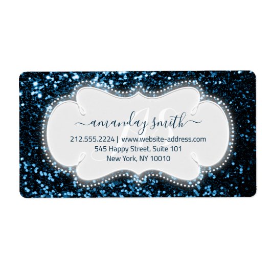 UAWG Bridal Sweet Monogram Wedding Blue Navy (Vorne)