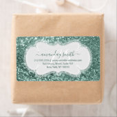 UAWG Bridal Sweet Monogram Wedding Mint Glitzer (Insitu)