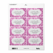 UAWG Bridal Sweet Monogram Wedding Pink Glitzer (Vorne)