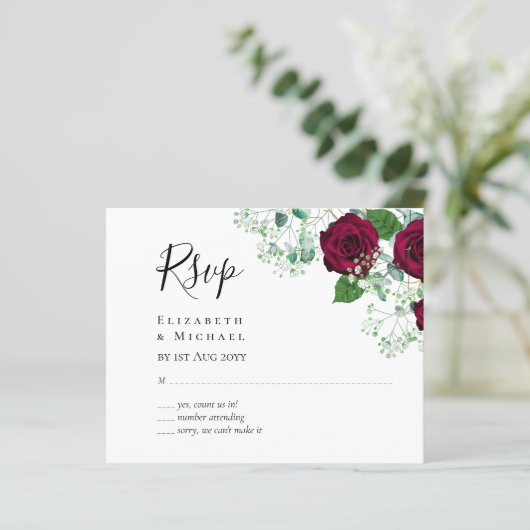 UAWG Burgund Rose (Stehend Vorderseite)