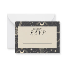 UAWG Celestial Boho Wedding Card