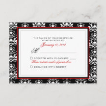UAwg Custom Black & White Damask Red Accelerator