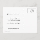 UAWG Custom White Polka Dots Postcard Einladungspostkarte (Rückseite)
