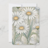 UAWG Daisies Wedding Reply Einladung (Rückseite)