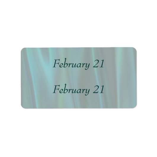 UAWG Date Stickers Adressaufkleber (Vorne)