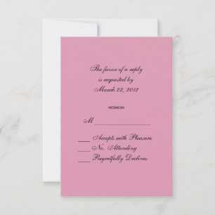 UAWG der abstrakten Rose RSVP Karte