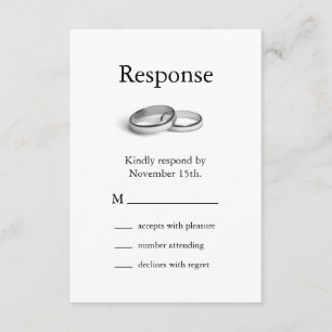 UAwg der Ewigkeit RSVP Karte