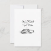 UAwg der Ewigkeit RSVP Karte (Rückseite)