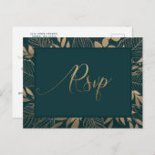 UAwg der grünen Erinnerung Einladungspostkarte (Vorne/Hinten)