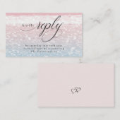 UAwg der Meeresgewässer schimmert Visitenkarte (Vorne/Hinten)