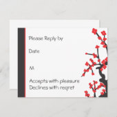 UAwg der Rotkrebse RSVP Karte (Vorne/Hinten)