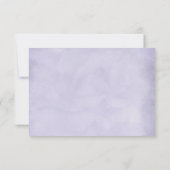 UAwg der verblendeten Rose RSVP Karte (Rückseite)