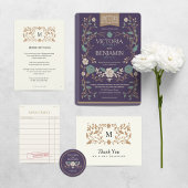 UAWG der Vintagen Bibliothek RSVP Karte