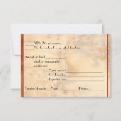 UAwg der Weinflaschen RSVP Karte (Vorderseite)