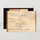 UAwg der Weinflaschen RSVP Karte (Vorne/Hinten)