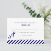 UAWG | diagonal RSVP Karte (Stehend Vorderseite)