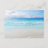 UAwg Einladung zur Hochzeit am Strand (Rückseite)