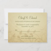 UAWG - Einladungen für Herbsthochzeiten - Antwortk (Rückseite)