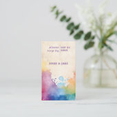 UAwg-Einschließkarte für helle Farbe Begleitkarte (Stehend Vorderseite)