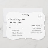 UAWG Elegant Rustic Mason Jar Lights Einladung (Rückseite)